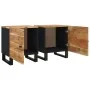 Mesitas de noche 2 uds madera maciza de acacia 40x33x46 cm de vidaXL, Mesitas de noche - Ref: Foro24-345211, Precio: 82,15 €,...