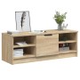 Mueble de TV madera contrachapada color roble 102x35,5x36,5 cm en Muebles TV | Comprar online en Foru.es
