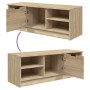 Mueble de TV madera contrachapada color roble 102x35,5x36,5 cm en Muebles TV | Comprar online en Foru.es