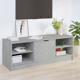 Mueble de TV madera contrachapada gris hormigón 102x35,5x36,5cm en Muebles TV | Comprar online en Foru.es