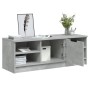 Mueble de TV madera contrachapada gris hormigón 102x35,5x36,5cm en Muebles TV | Comprar online en Foru.es
