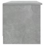 Mueble de TV madera contrachapada gris hormigón 102x35,5x36,5cm en Muebles TV | Comprar online en Foru.es