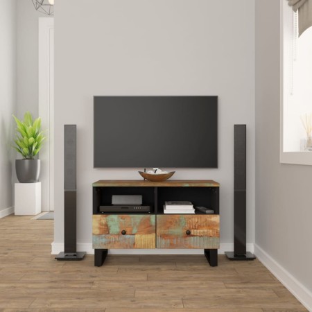 Mueble de TV madera maciza reciclada 70x33x46 cm de vidaXL, Muebles TV - Ref: Foro24-345225, Precio: 134,85 €, Descuento: %