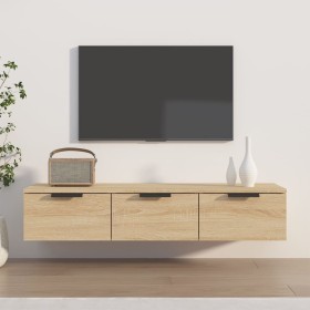 Armario de pared madera de ingeniería roble sonoma 102x30x20 cm en Armarios y almacenamiento | Comprar online en Foru.es