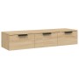 Armario de pared madera de ingeniería roble sonoma 102x30x20 cm en Armarios y almacenamiento | Comprar online en Foru.es