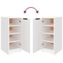Mueble zapatero de madera contrachapada blanco 30x35x70 cm en Armarios y almacenamiento | Comprar online en Foru.es
