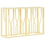 Mesa consola acero inoxidable y vidrio 110x30x70 cm de vidaXL, Mesas auxiliares - Ref: Foro24-350026, Precio: 181,04 €, Descu...
