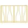 Mesa consola acero inoxidable y vidrio 110x30x70 cm de vidaXL, Mesas auxiliares - Ref: Foro24-350026, Precio: 178,77 €, Descu...