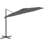 Sombrilla jardín voladiza palo de aluminio antracita 400x300 cm de vidaXL, Sombrillas - Ref: Foro24-319916, Precio: 228,36 €,...