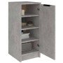 Mueble zapatero madera contrachapada gris hormigón 30x35x70 cm en Armarios y almacenamiento | Comprar online en Foru.es