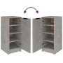 Mueble zapatero madera contrachapada gris hormigón 30x35x70 cm en Armarios y almacenamiento | Comprar online en Foru.es