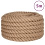 Cuerda de yute 5 m de longitud y 40 mm de grosor de vidaXL, Sogas y cuerdas metálicas - Ref: Foro24-153775, Precio: 43,16 €, ...