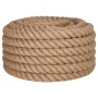 Cuerda de yute 5 m de longitud y 40 mm de grosor de vidaXL, Sogas y cuerdas metálicas - Ref: Foro24-153775, Precio: 43,16 €, ...