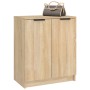 Mueble zapatero madera contrachapada roble sonoma 59x35x70 cm en Armarios y almacenamiento | Comprar online en Foru.es