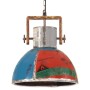 Lámpara colgante industrial multicolor E27 25 W 40 cm de vidaXL, Lámparas - Ref: Foro24-344395, Precio: 99,15 €, Descuento: %
