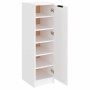 Mueble zapatero de madera contrachapada blanco 30x35x100 cm en Armarios y almacenamiento | Comprar online en Foru.es