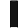 Mueble zapatero madera contrachapada negro 30x35x100 cm en Armarios y almacenamiento | Comprar online en Foru.es