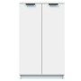 Mueble zapatero de madera contrachapada blanco 59x35x100,5 cm en Armarios y almacenamiento | Comprar online en Foru.es