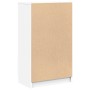 Mueble zapatero de madera contrachapada blanco 59x35x100,5 cm en Armarios y almacenamiento | Comprar online en Foru.es