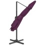 Sombrilla colgante con poste de aluminio rojo burdeos 400x300cm de vidaXL, Sombrillas - Ref: Foro24-319924, Precio: 226,68 €,...