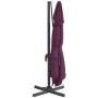 Sombrilla colgante con poste de aluminio rojo burdeos 400x300cm de vidaXL, Sombrillas - Ref: Foro24-319924, Precio: 226,68 €,...