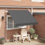 Toldo retráctil de operación manual antracita 250 cm en Toldos | Comprar online en Foru.es