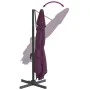 Sombrilla colgante con poste de aluminio rojo burdeos 400x300cm de vidaXL, Sombrillas - Ref: Foro24-319924, Precio: 226,68 €,...