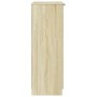 Mueble zapatero madera contrachapada roble Sonoma 59x35x100,5 cm en Armarios y almacenamiento | Comprar online en Foru.es