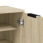 Mueble zapatero madera contrachapada roble Sonoma 59x35x100,5 cm en Armarios y almacenamiento | Comprar online en Foru.es
