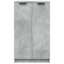 Mueble zapatero madera contrachapada gris hormigón 59x35x100,5 cm en Armarios y almacenamiento | Comprar online en Foru.es
