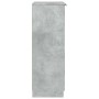Mueble zapatero madera contrachapada gris hormigón 59x35x100,5 cm en Armarios y almacenamiento | Comprar online en Foru.es