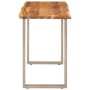 Mesa de comedor madera maciza de acacia 110x50x76 cm de vidaXL, Mesas de cocina y de comedor - Ref: Foro24-350293, Precio: 20...