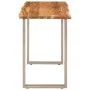 Mesa de comedor madera maciza de acacia 110x50x76 cm de vidaXL, Mesas de cocina y de comedor - Ref: Foro24-350293, Precio: 19...