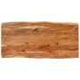 Mesa de comedor madera maciza de acacia 110x50x76 cm de vidaXL, Mesas de cocina y de comedor - Ref: Foro24-350293, Precio: 20...