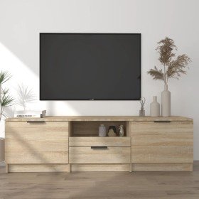 Mueble de TV roble Sonoma 140x35x40 cm madera de ingeniería en Muebles TV | Comprar online en Foru.es