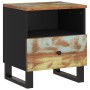 Mesitas de noche 2 uds madera maciza reciclada y contrachapada de vidaXL, Mesitas de noche - Ref: Foro24-350653, Precio: 162,...