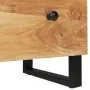 Aparador de madera maciza de acacia 60x33x75 cm de vidaXL, Aparadores - Ref: Foro24-345230, Precio: 187,24 €, Descuento: %