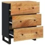 Aparador de madera maciza de acacia 60x33x75 cm de vidaXL, Aparadores - Ref: Foro24-345230, Precio: 187,24 €, Descuento: %