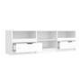 Mueble para TV madera contrachapada blanco 150x33,5x45 cm en Muebles TV | Comprar online en Foru.es