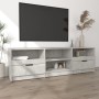 Mueble de TV madera contrachapada gris hormigón 150x33,5x45 cm en Muebles TV | Comprar online en Foru.es