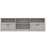 Mueble de TV madera contrachapada gris hormigón 150x33,5x45 cm en Muebles TV | Comprar online en Foru.es