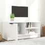 Mueble para TV madera contrachapada blanco 80x35x36,5 cm en Muebles TV | Comprar online en Foru.es