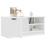 Mueble para TV madera contrachapada blanco 80x35x36,5 cm en Muebles TV | Comprar online en Foru.es