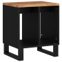 Mesa auxiliar madera maciza acacia y contrachapada 40x31x46 cm de vidaXL, Mesitas de noche - Ref: Foro24-350645, Precio: 47,6...