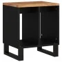 Mesa auxiliar madera maciza acacia y contrachapada 40x31x46 cm de vidaXL, Mesitas de noche - Ref: Foro24-350645, Precio: 53,5...