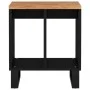 Mesa auxiliar madera maciza acacia y contrachapada 40x31x46 cm de vidaXL, Mesitas de noche - Ref: Foro24-350645, Precio: 53,5...