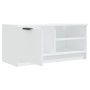 Mueble para TV 2 pzas madera contrachapada blanco 80x35x36,5 cm en Muebles TV | Comprar online en Foru.es