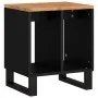 Mesa auxiliar madera maciza acacia y contrachapada 40x31x46 cm de vidaXL, Mesitas de noche - Ref: Foro24-350645, Precio: 53,5...