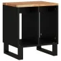 Mesa auxiliar madera maciza acacia y contrachapada 40x31x46 cm de vidaXL, Mesitas de noche - Ref: Foro24-350645, Precio: 53,5...
