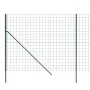 Grüner Zaun aus verzinktem Stahldraht 1,8 x 25 m von vidaXL, Zaunpaneele - Ref: Foro24-154093, Preis: 211,68 €, Rabatt: %